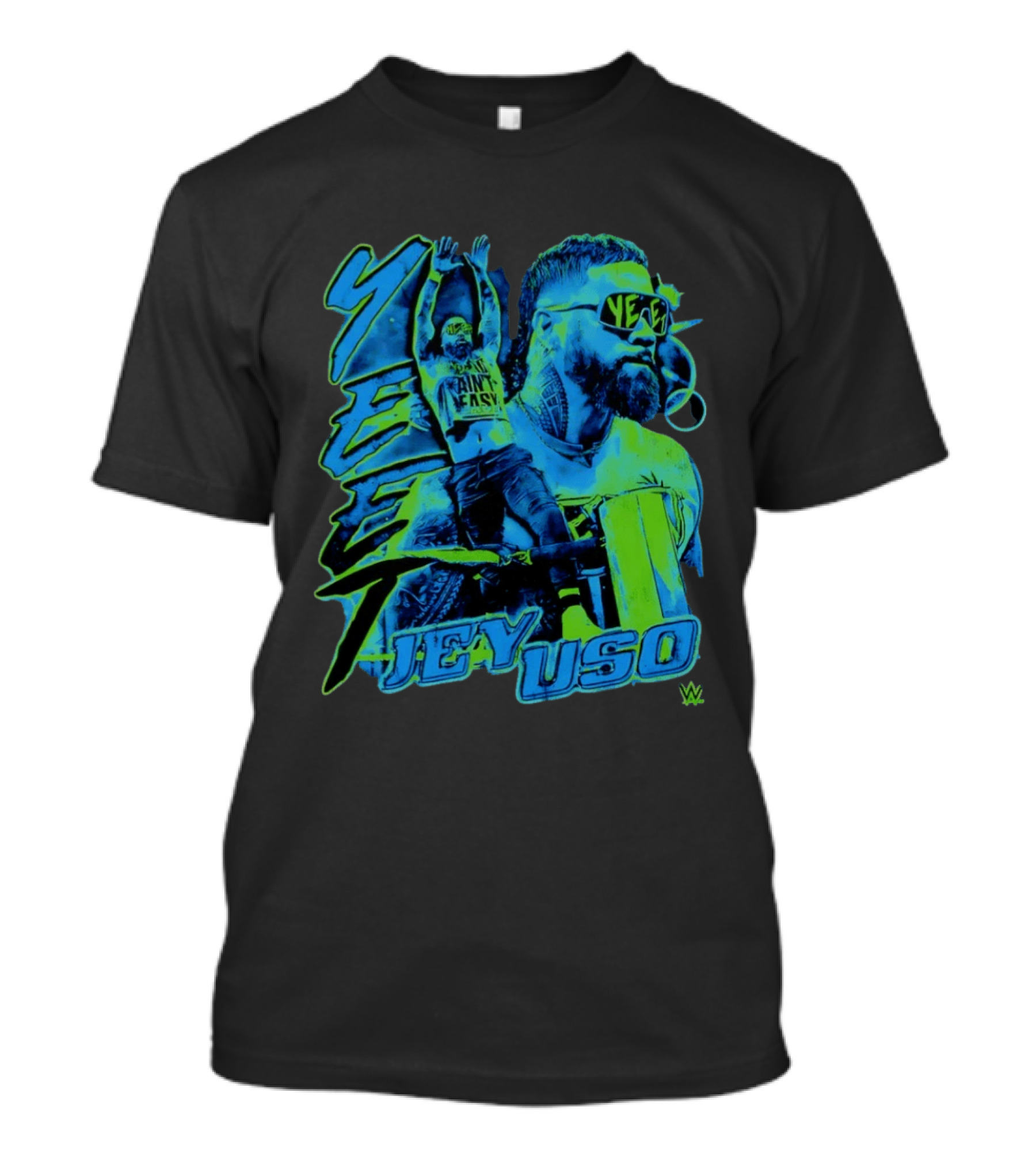 Jey Uso Yeet Ain't Easy WWE Grunge T-Shirt