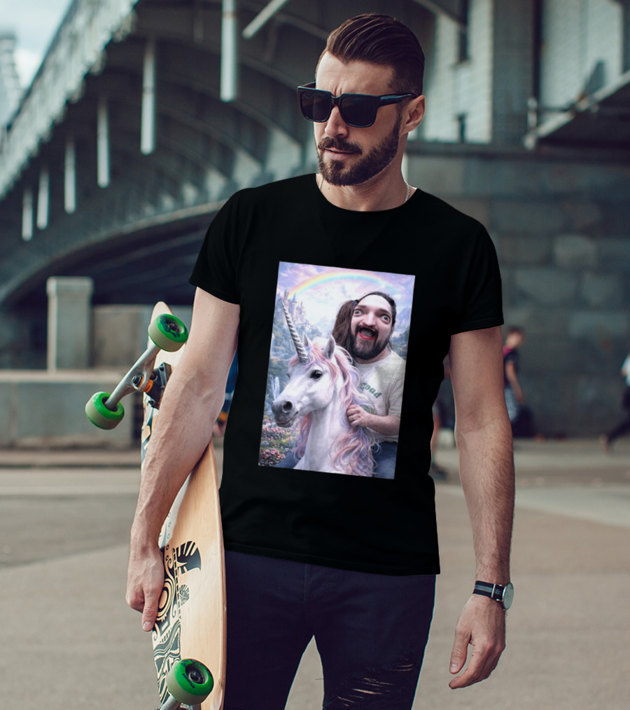 Leigh McClendon Okay Unicorn Fantasy Adventure T-Shirt