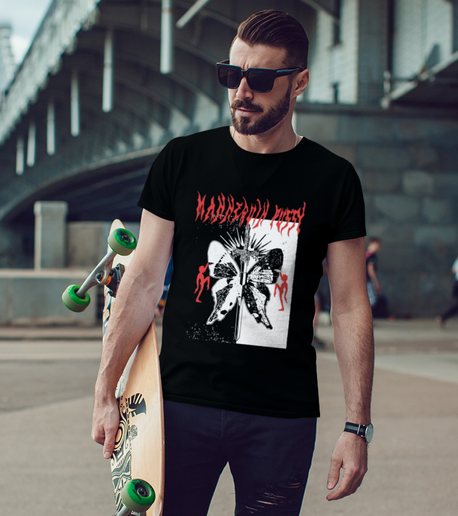 Mannequin Pussy Butterfly Gothic Aesthetic With Dancing Figures T-Shirt