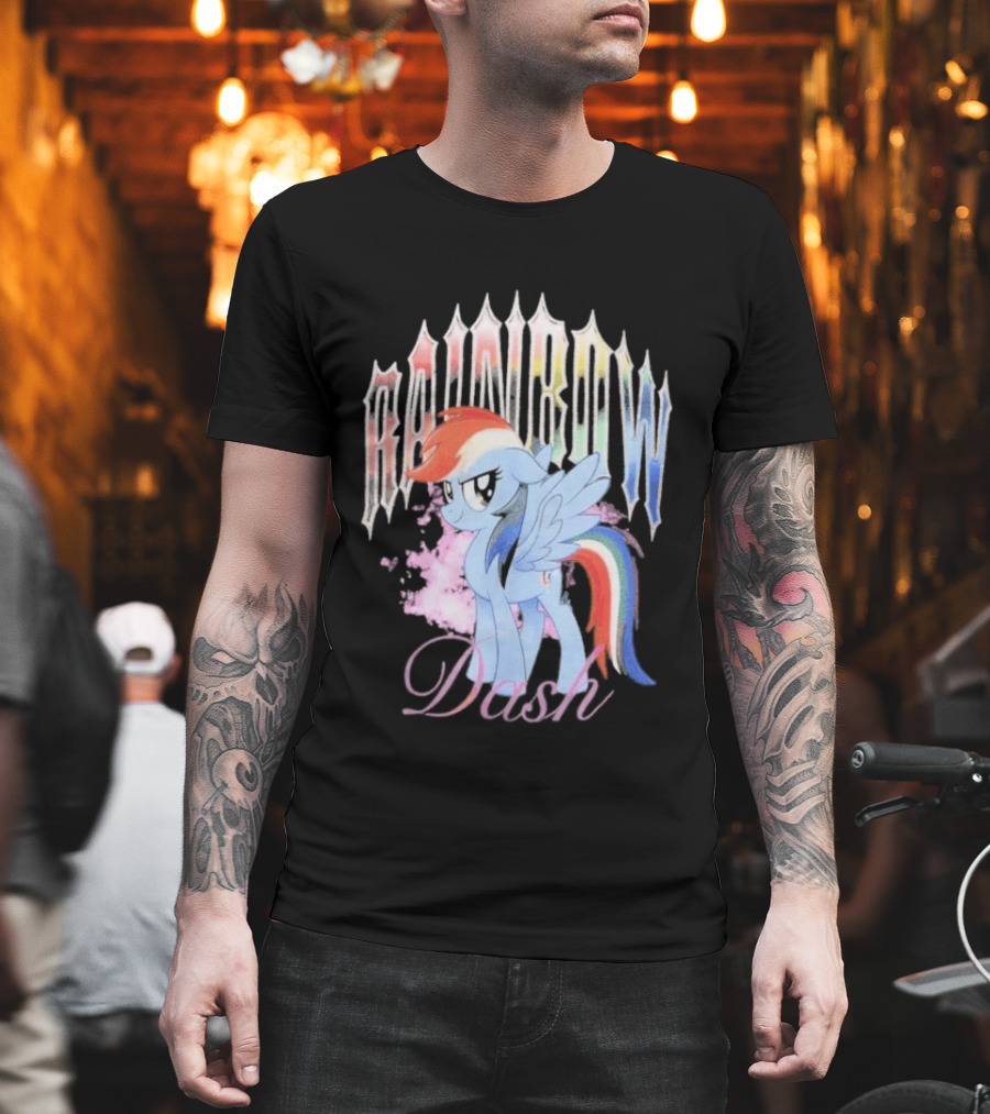 Rainbow Dash My Little Pony Colorful T-Shirt