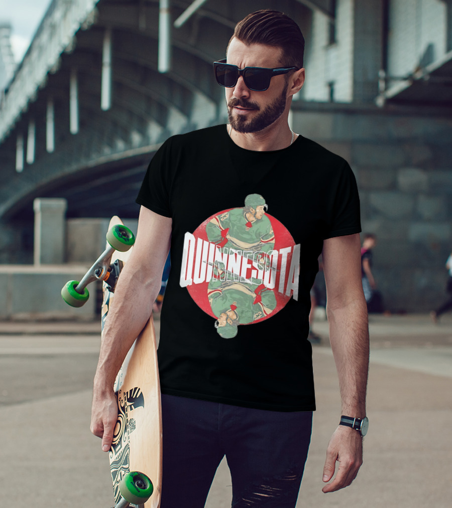 Quinnesota Reflect NHL Player Minnesota Hockey T-Shirt