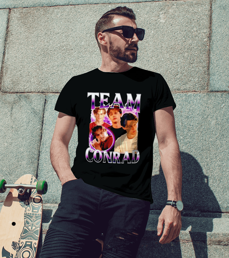 Team Conrad Fan Favorite Characters Collage 90s T-Shirt