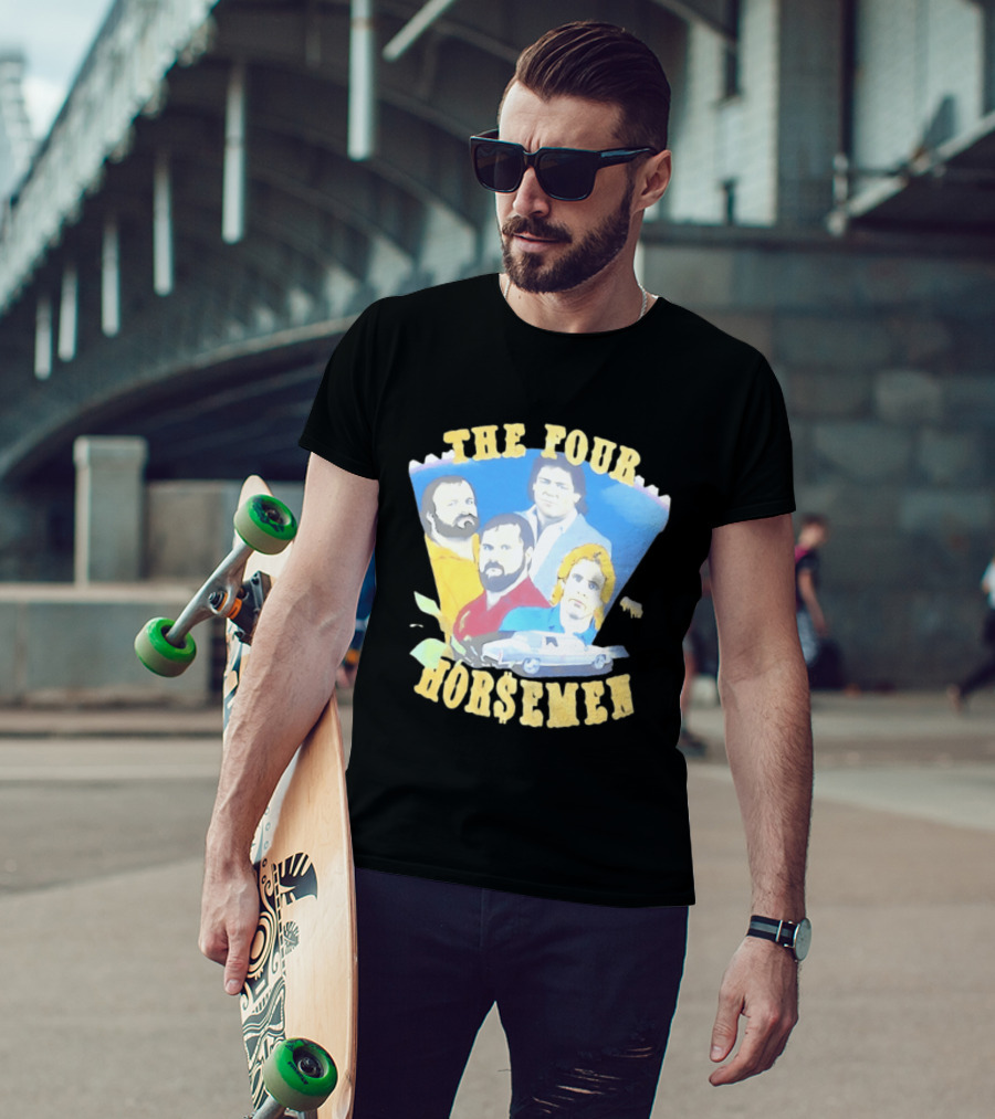 The Four Horsemen Ric Flair Arn Anderson Tully Blanchard Barry Windham Legends T-Shirt