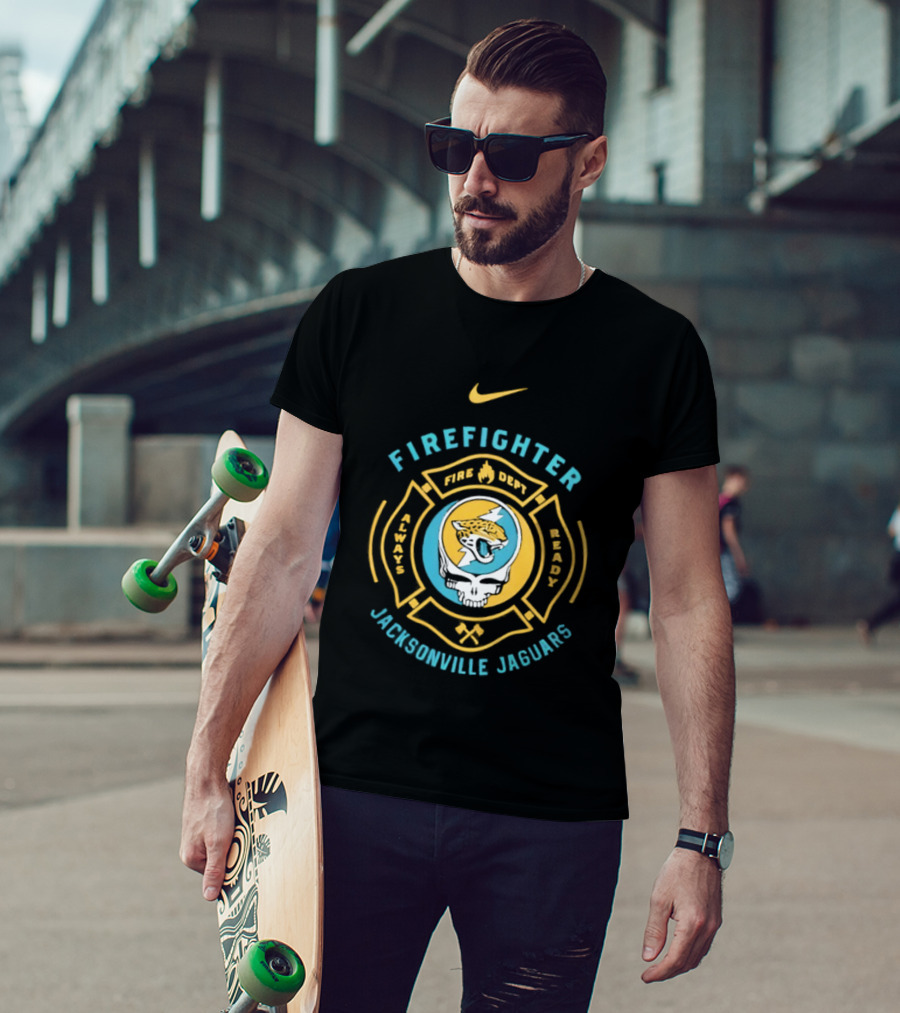 Jacksonville Jaguars Firefighter Nike Mashup T-Shirt