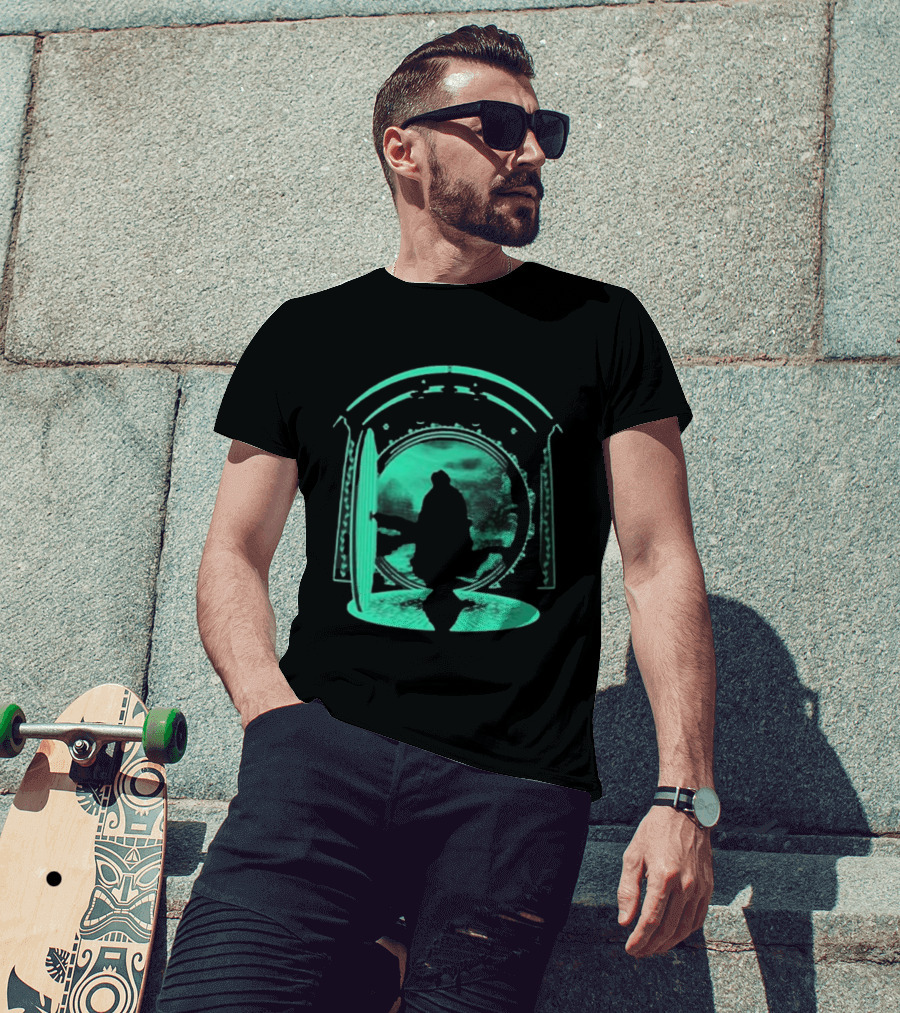 Hobbit Doorway Middle Earth Fantasy Adventure T-Shirt