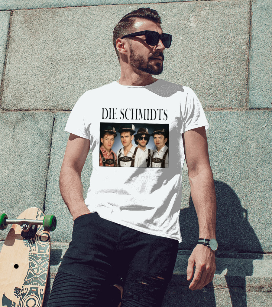Die Schmidts Oktoberfest Band Photo Bavarian Outfit T-Shirt