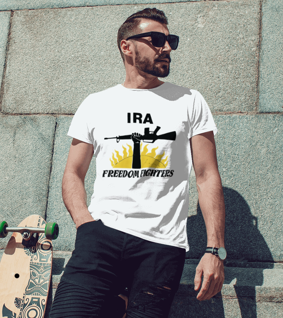 IRA Freedom Fighters Rifle Sunburst T-Shirt