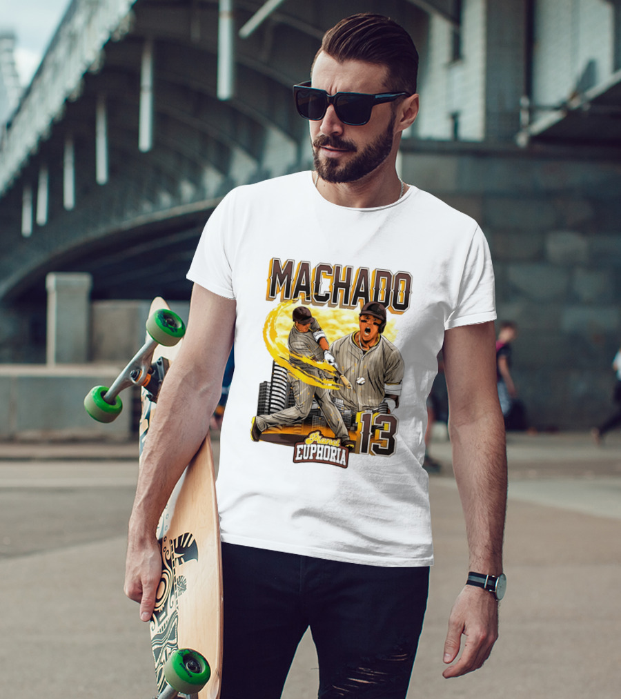 Manny Machado 13 San Diego Padres Planet Euphoria T-Shirt