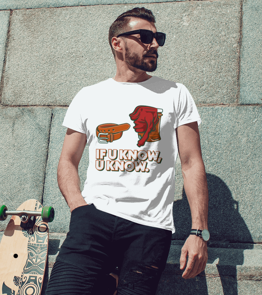 Miami Hurricanes If U Know U Know Belt And Cooler Clothing T-Shirt