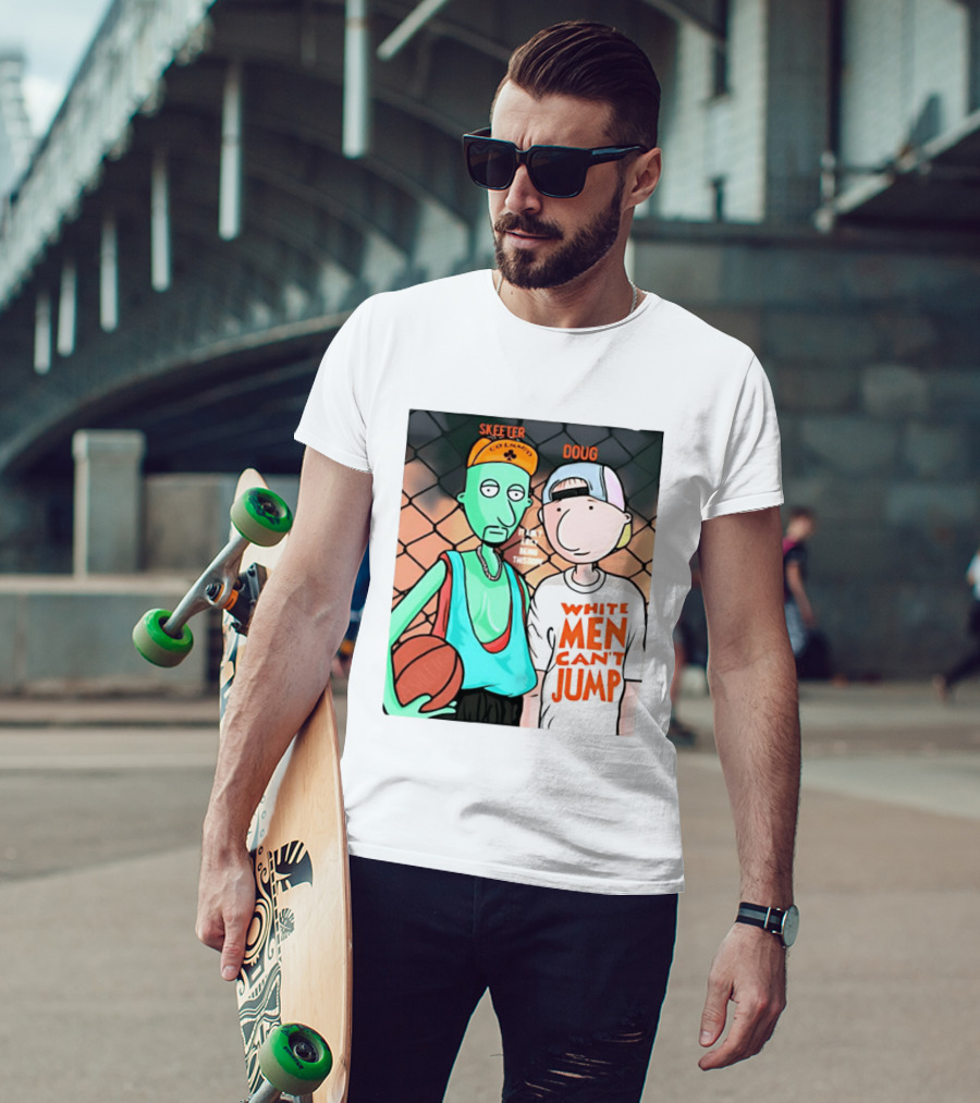 Skeeter Doug Basketball White Men Can't Jump Cartoon Characters T-Shirt