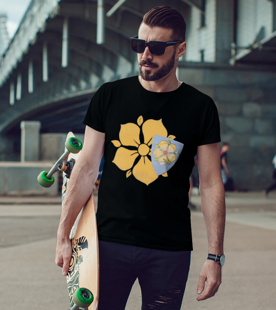Kingdom Come Deliverance II Yellow Flower Emblem Vavak T-Shirt