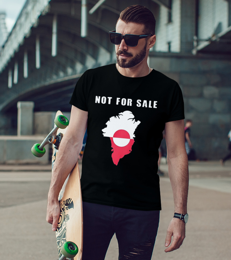 Greenland Map Not For Sale Flag T-Shirt