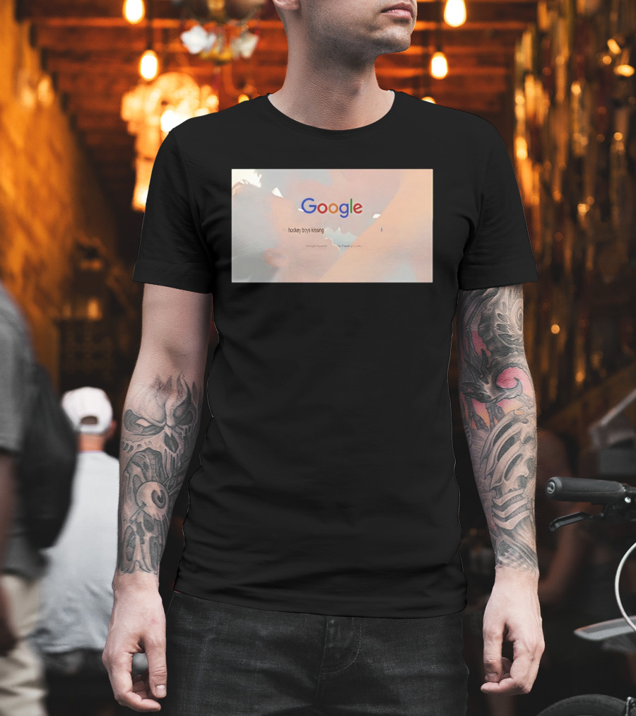 Google Shane and Ilya Hockey Boys Kissing Page T-Shirt