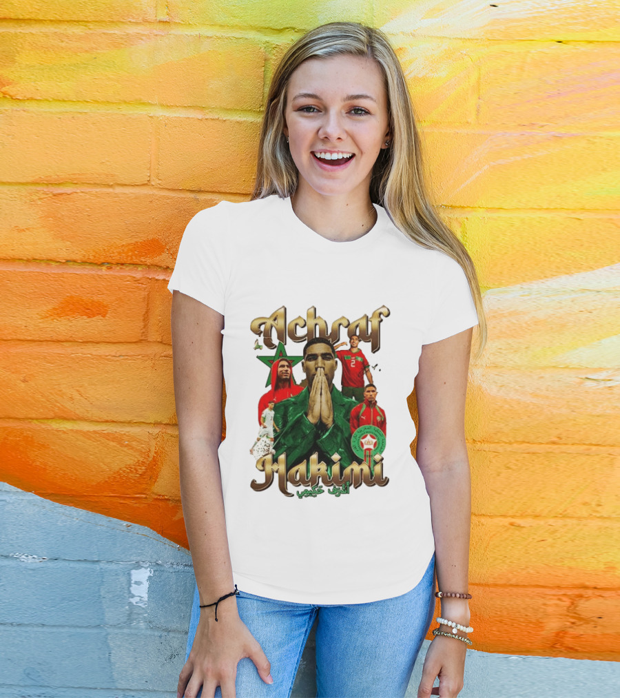 Achraf Hakimi Morocco National Team World Cup 2026 T-Shirt