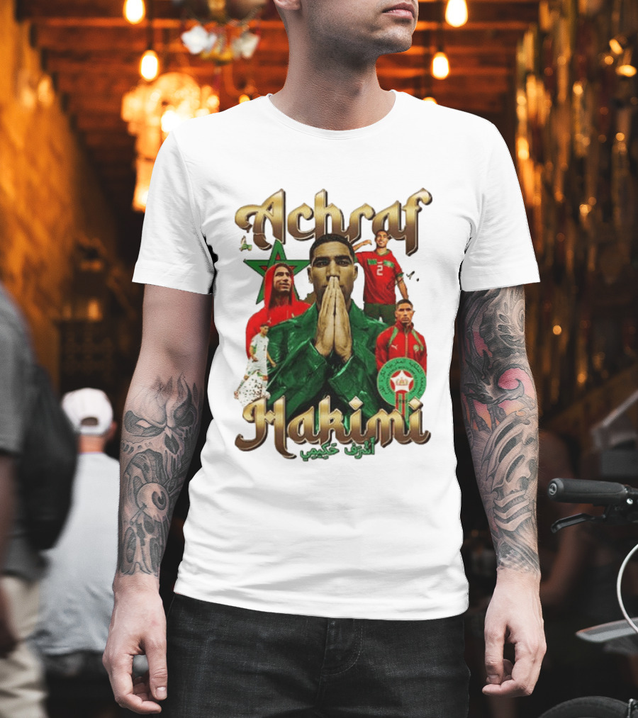 Achraf Hakimi Morocco national team World Cup 2026 T-Shirt