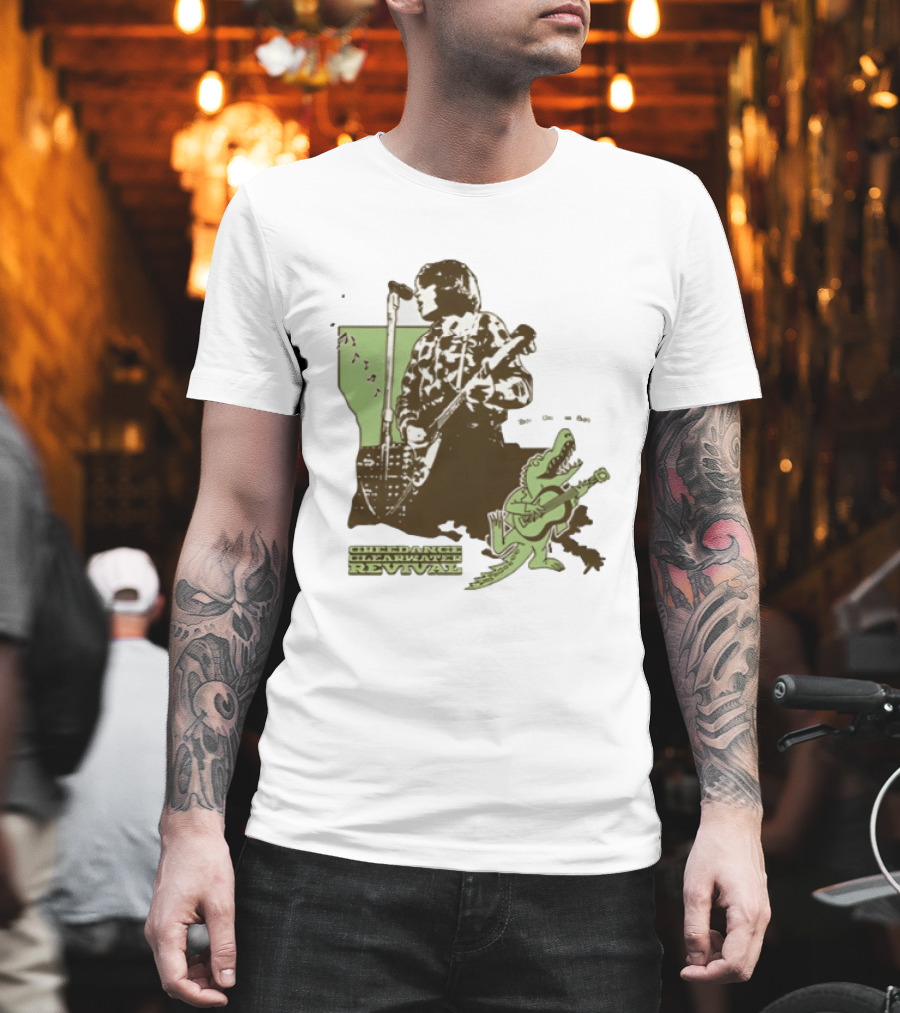 Creedence Clearwater Revival Bayou Vibes Swampy Riffs Pure CCR T-Shirt