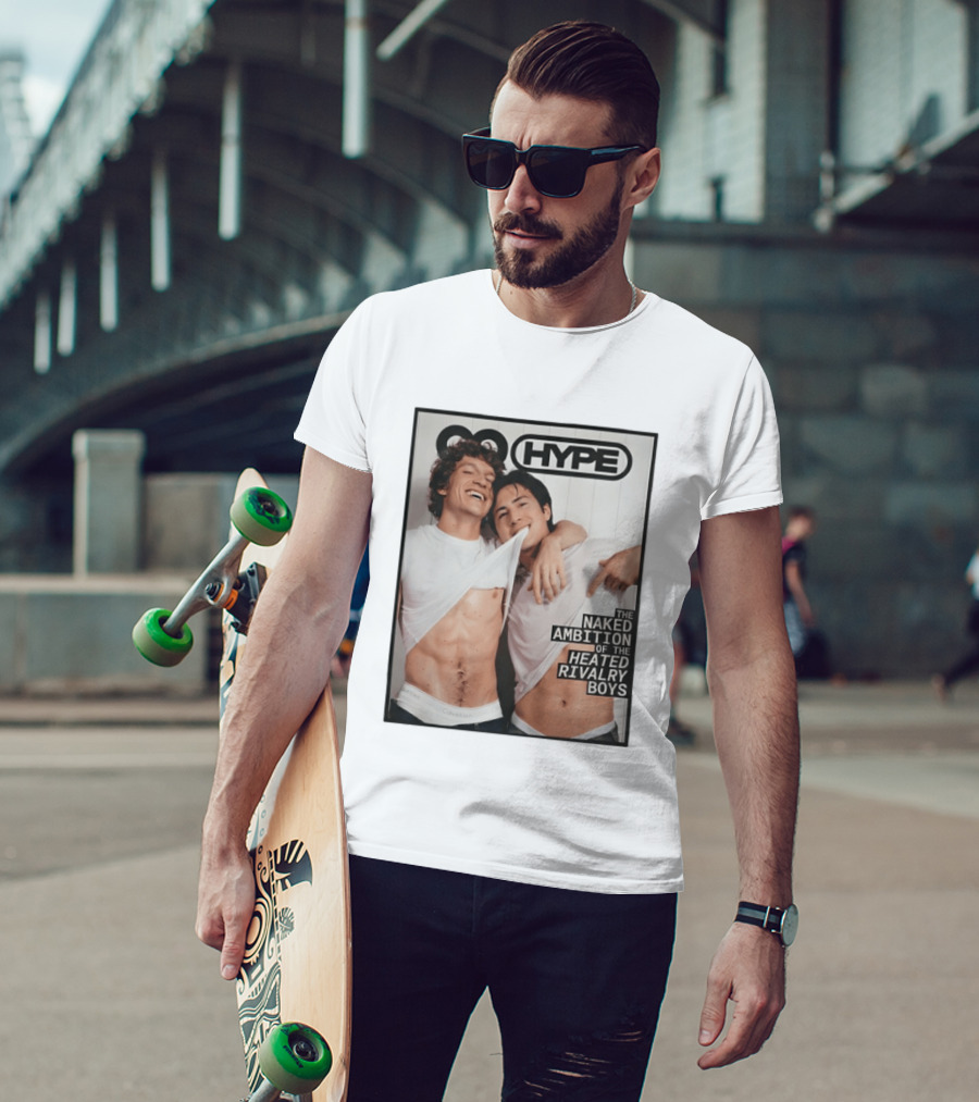 HYPE The Naked Ambition Of The Heated Rivalry Boys Shane X Rozanov T-Shirt
