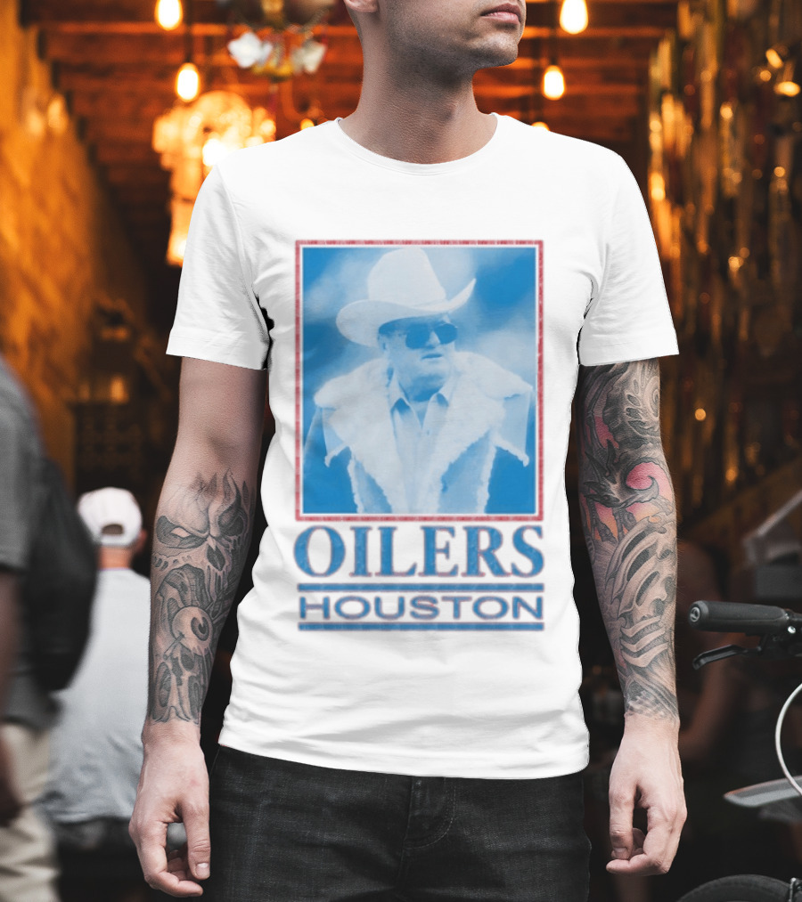 Houston Oilers Coach Bum Phillips T-Shirt