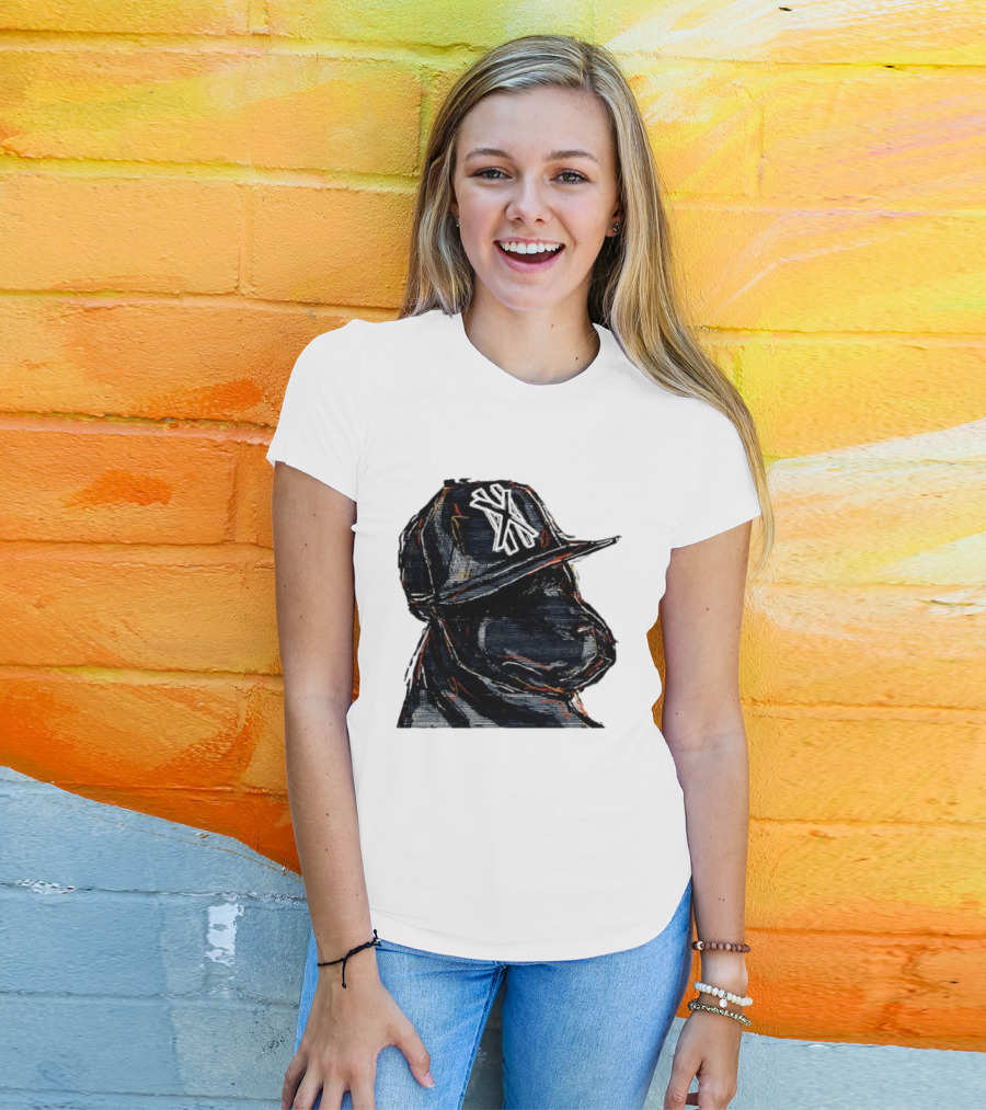 Labrador Retriever New York Yankees All Dogs Go To Heaven Cap T-Shirt