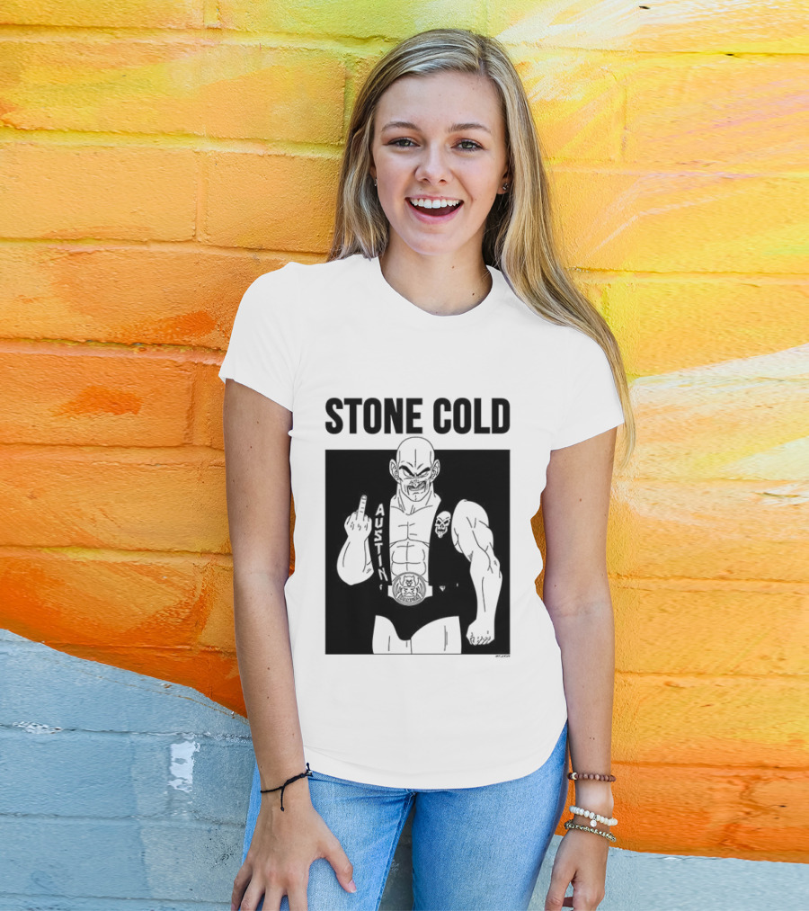 Stone Cold Nappa Gesture Iconic Fusion T-Shirt