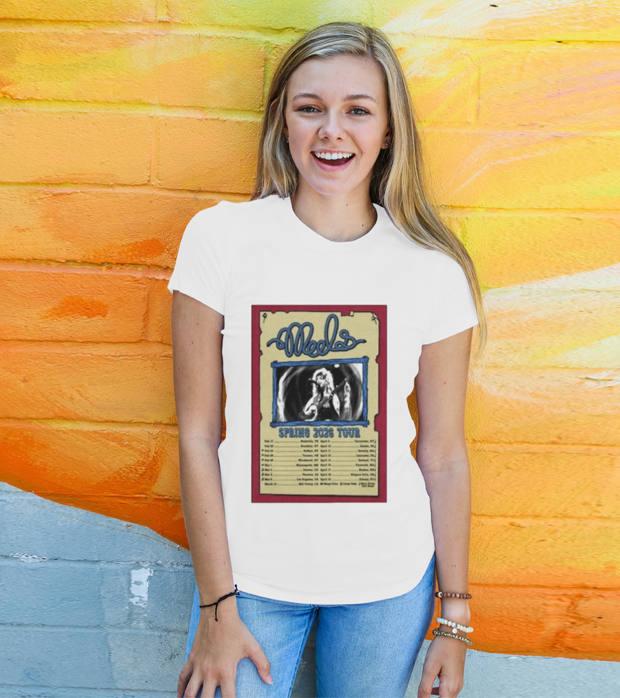 Meels Spring 2026 Tour Concert Dates And Locations T-Shirt