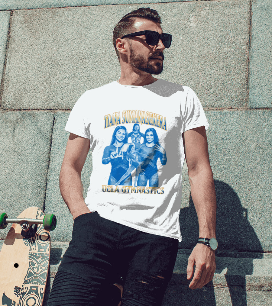 Tiana Sumanasekera UCLA Gymnastics Performance T-Shirt