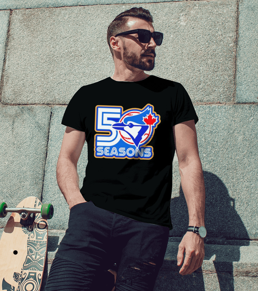 Blue Jays 50 Seasons Anniversary Celebration T-Shirt