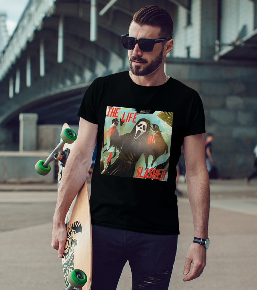 The Life Of A Slasher Ghostface Scream T-Shirt