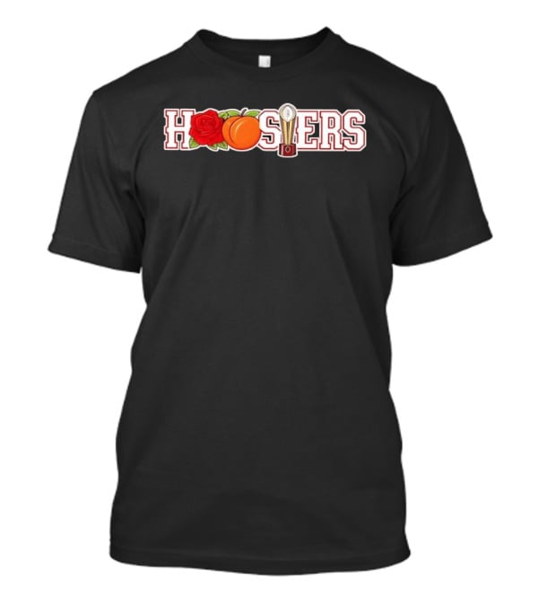 Hoosiers Rose Peach College Football Trophy Celebration T-Shirt