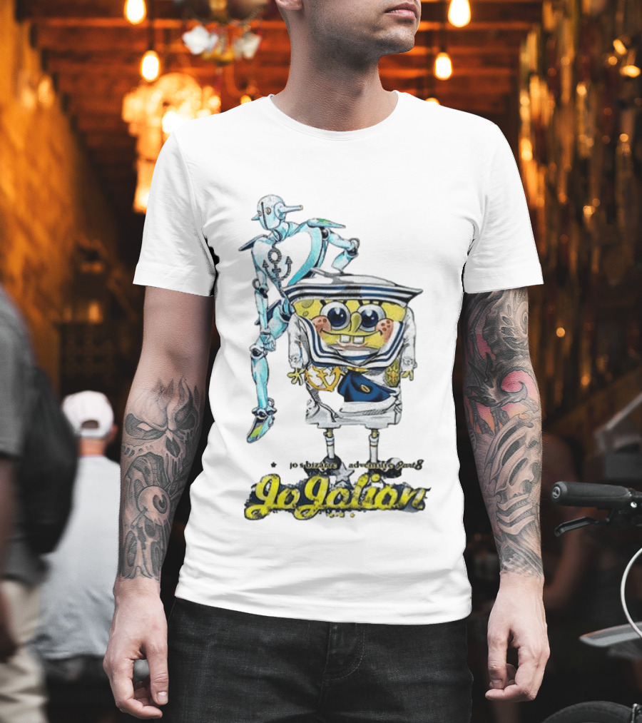Jo Jolion JoJo's Bizarre Adventure Part 8 Spongebob T-Shirt