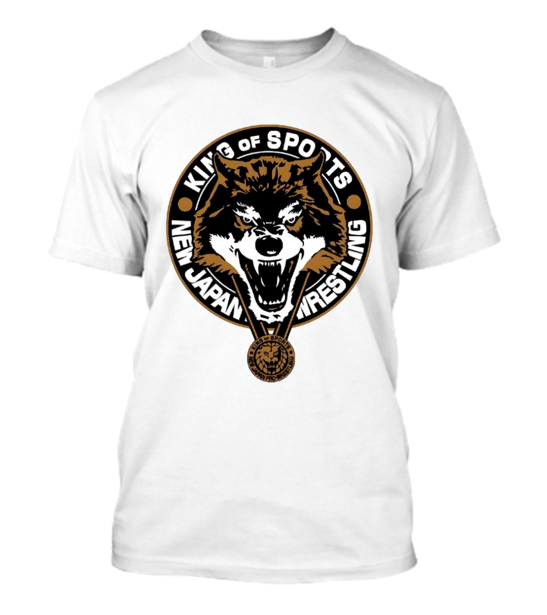 King Of Sports New Japan Pro Wrestling Wild Wolf T-Shirt