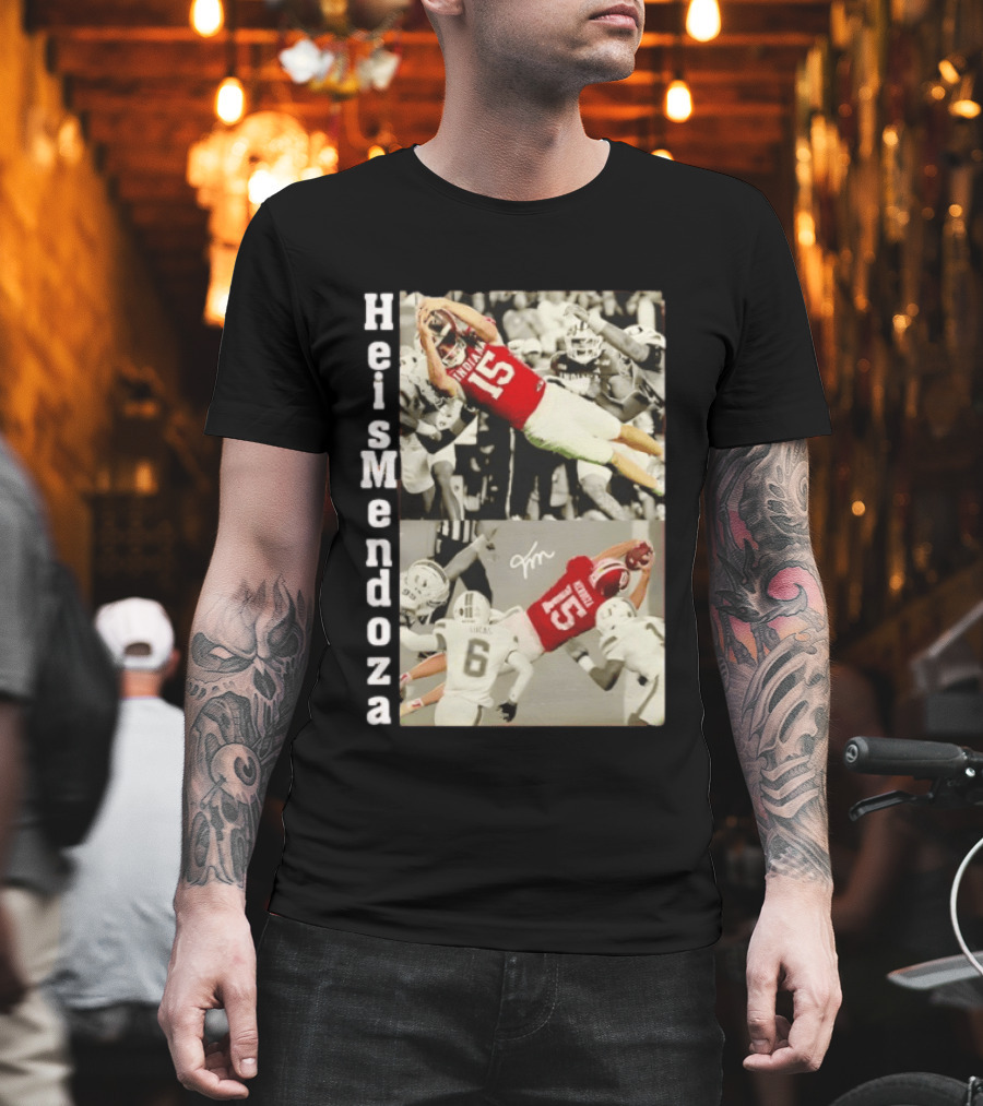 Heisman Mendoza Indiana Football 15 T-Shirt