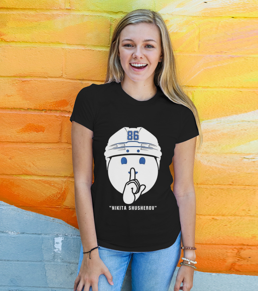Nikita Kucherov 86 Tampa Bay Lightning Shhh Celly T-Shirt
