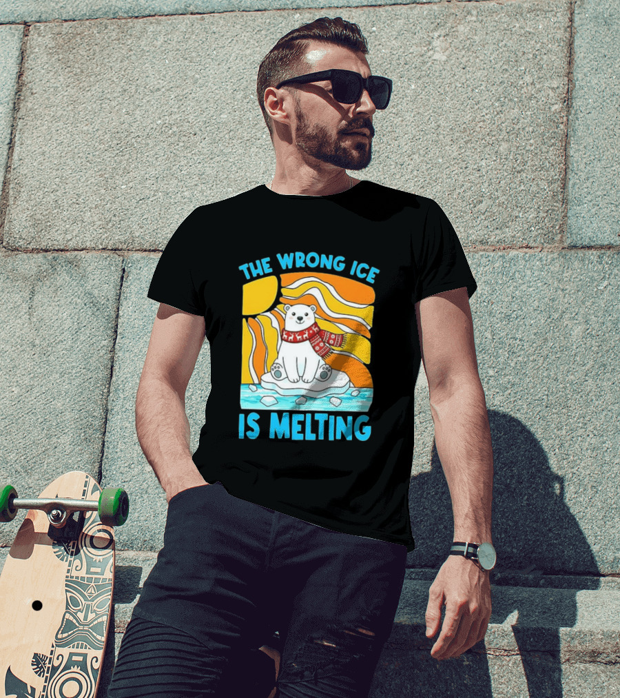 The Wrong Ice Is Melting Polar Bear Abolish ICE T-Shirt