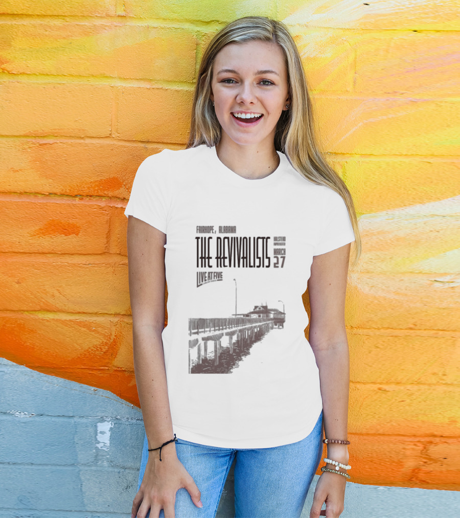The Revivalists March 27 2026 Fairhope Alabama Steamboat T-Shirt