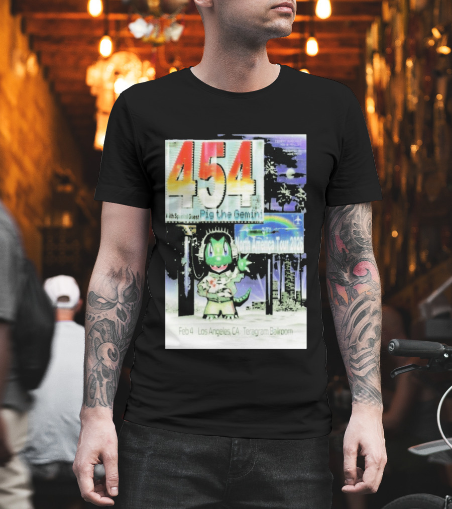 454 Pig The Gemini North America Tour 2026 Los Angeles Teragram Ballroom Feb 4 T-Shirt