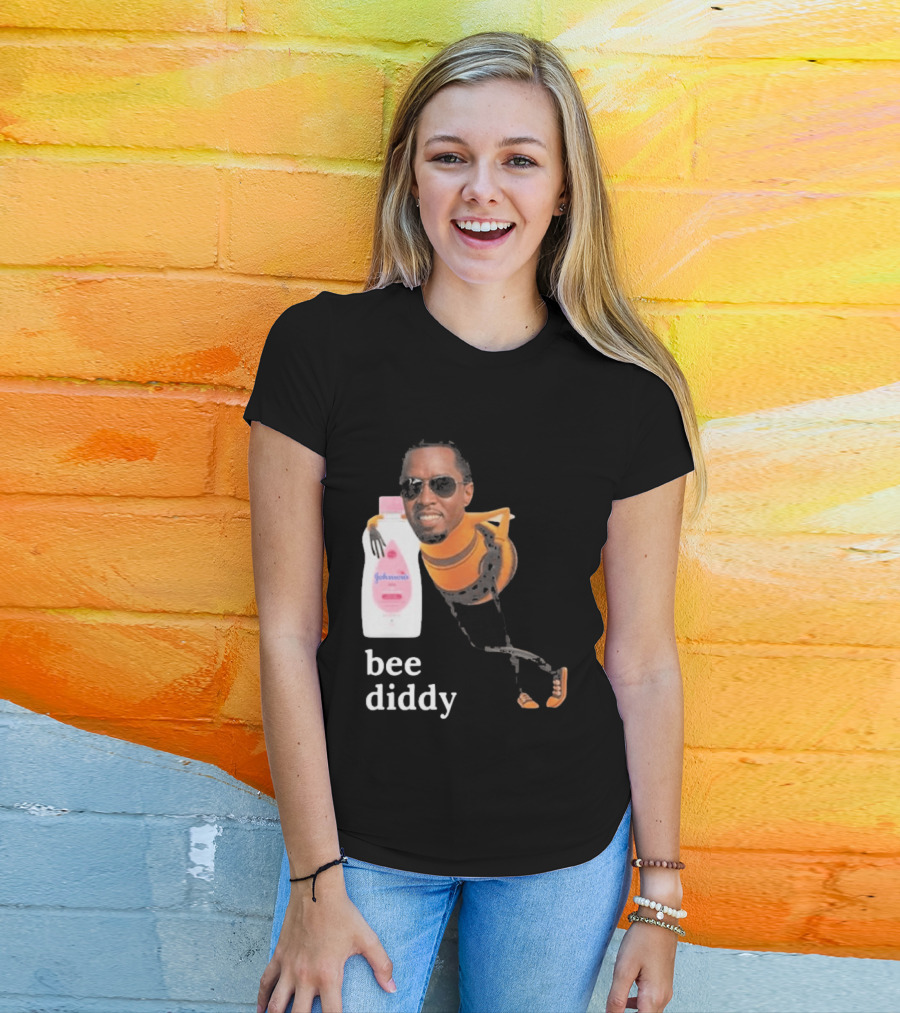 Bee Diddy Sean Combs Baby Oil Johnson's T-Shirt