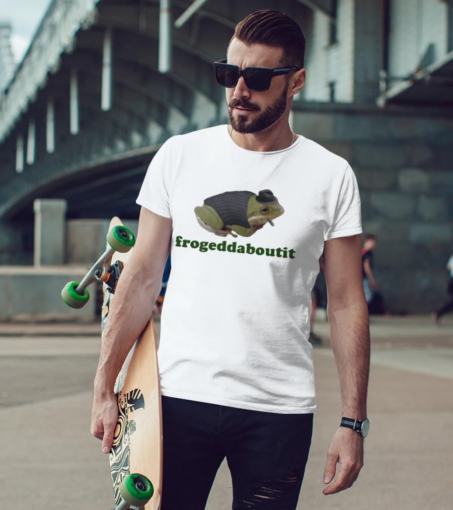 Frogeddaboutit Frog In Suit And Hat T-Shirt