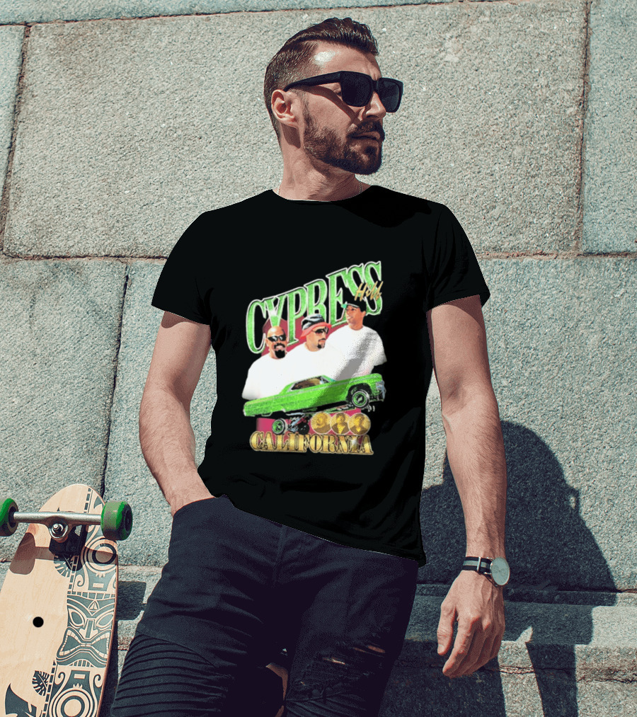 Cypress Hill California Lowrider Urban Style Hip Hop T-Shirt