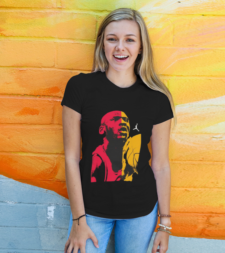 Michael Jordan 1985 Chicago Bulls Retro Basketball Legend T-Shirt