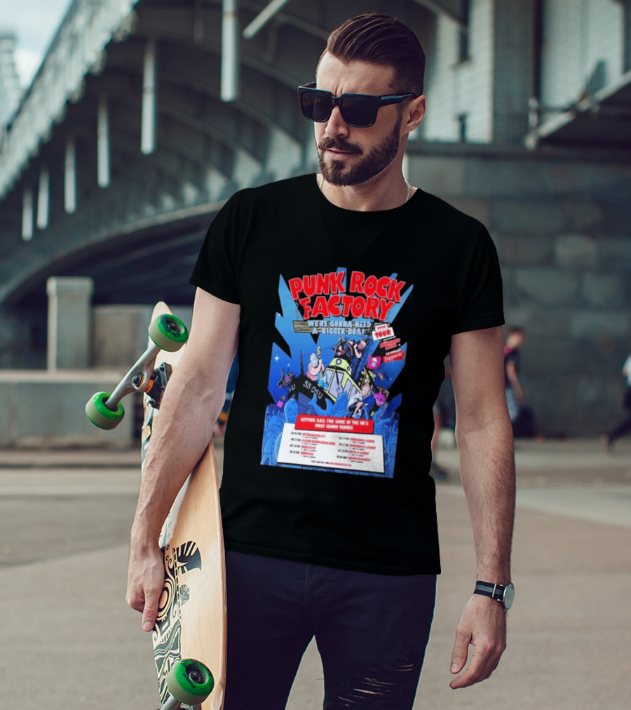 Punk Rock Factory We're Gonna Need A Bigger Boat 2026 Tour Dates And Venues T-Shirt