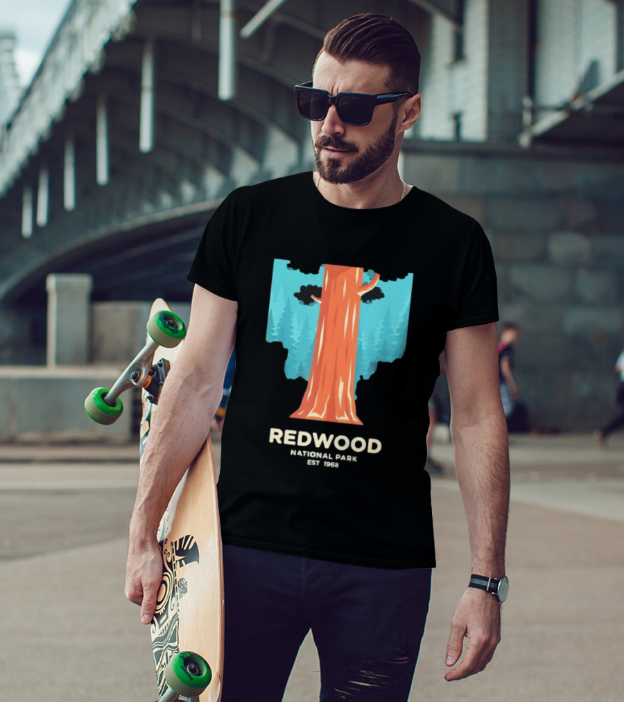 Redwood National Park Est 1968 Tree T-Shirt
