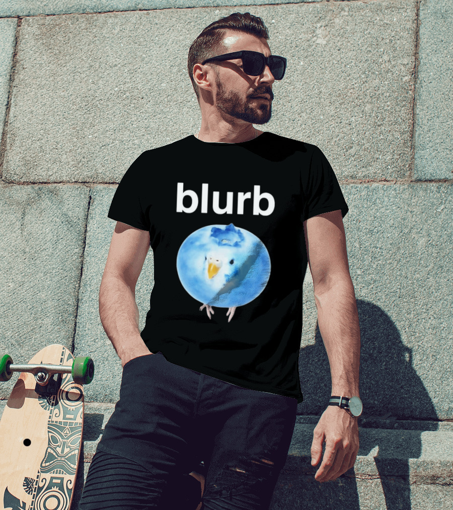 Blurb Bluebird Blueberry Fusion T-Shirt