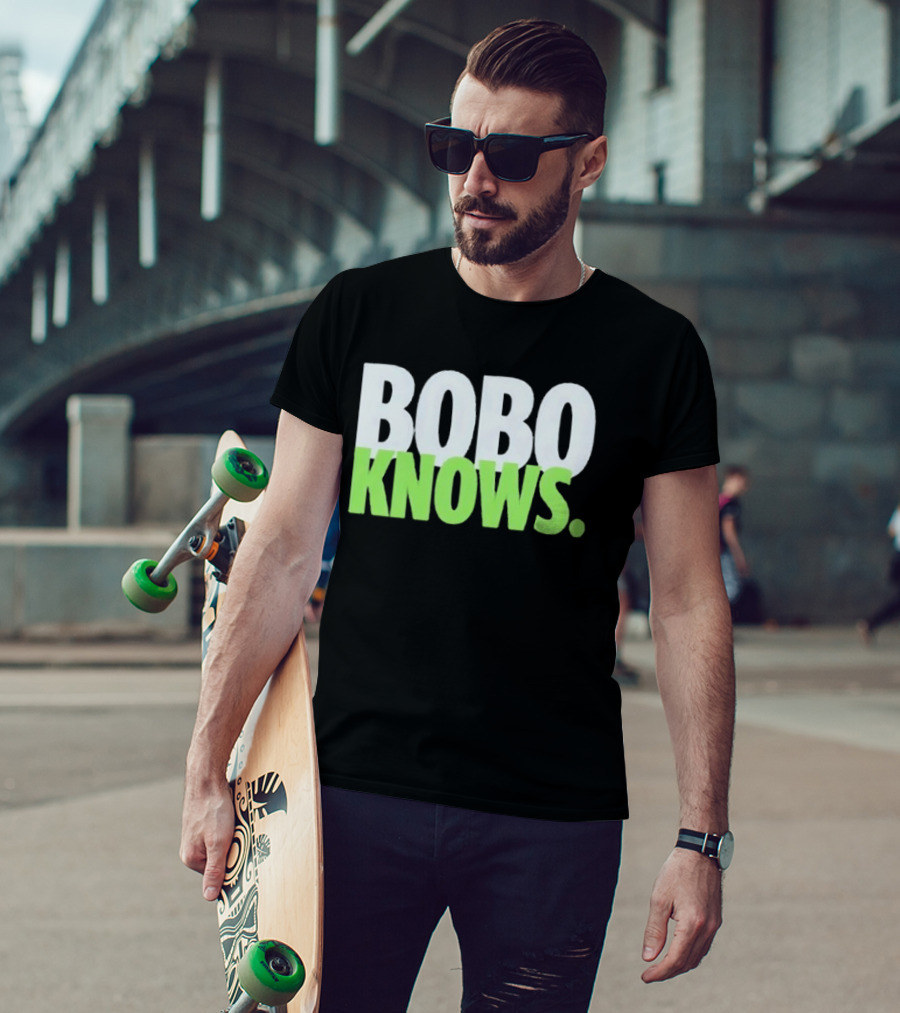 Bobo Knows Seattle Football Seahawks Fan Gear T-Shirt