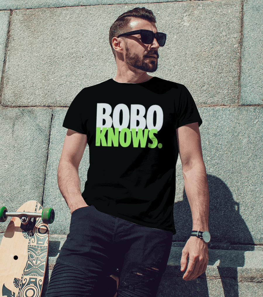 Bobo Knows Seattle Football Seahawks Fan Gear T-Shirt