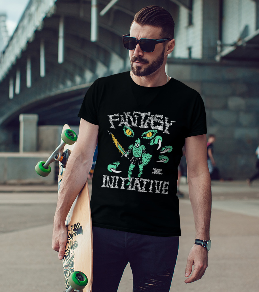 Fantasy Initiative Doomed From The Start Monster Knight Adventure T-Shirt