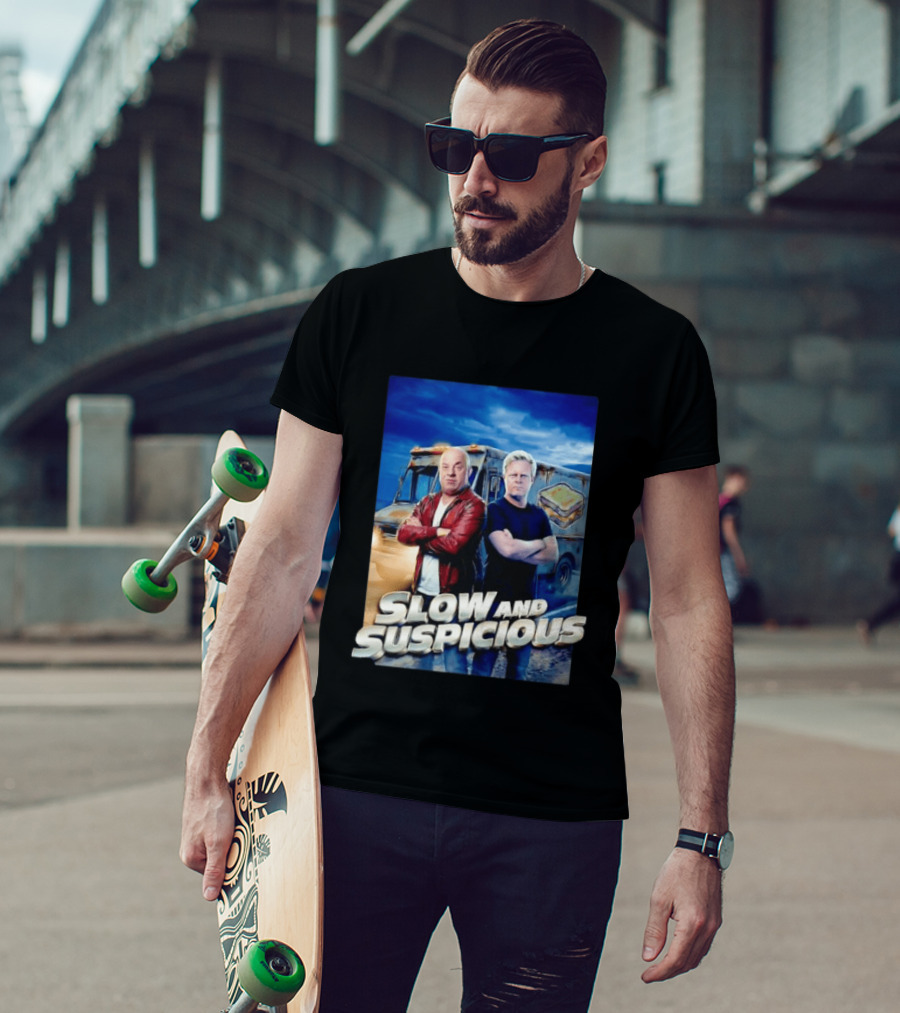 Slow And Suspicious Food Truck Crossover Duo T-Shirt