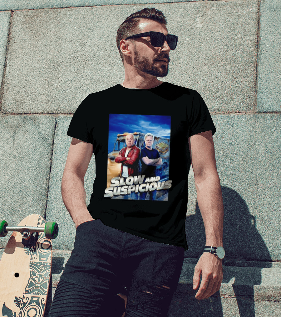 Slow And Suspicious Food Truck Crossover Duo T-Shirt