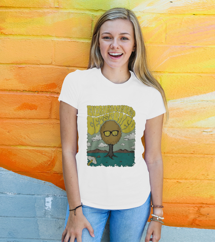 Everybody Must Get Stoned Bob Dylan Psychedelic Mushroom T-Shirt