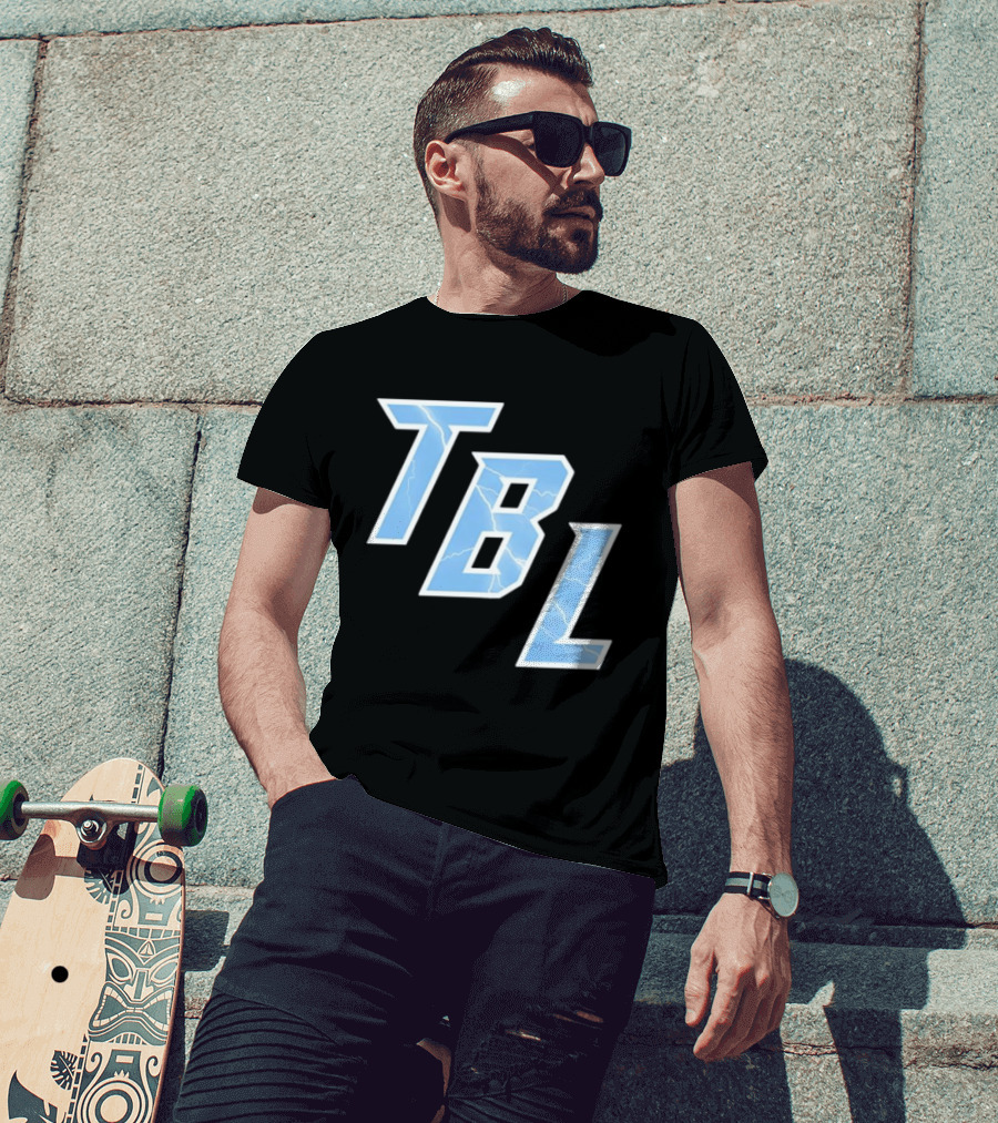 Tampa Bay Lightning TBL 2026 Performance Lightning Bolt T-Shirt